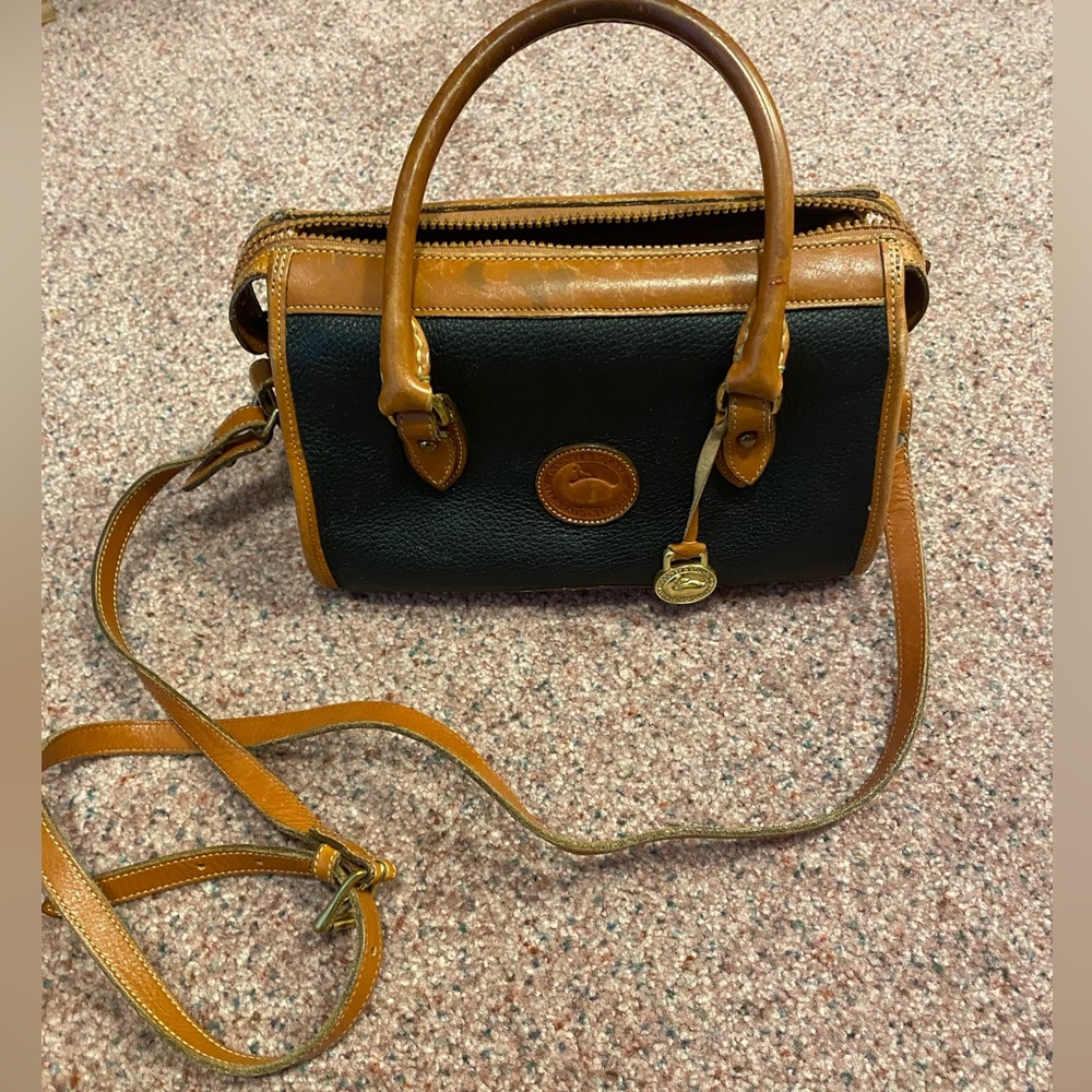 Dooney & Bourke Black and Brown Purse